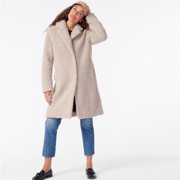 J. Crew  Teddy Coat size Small - Picture 2 of 9